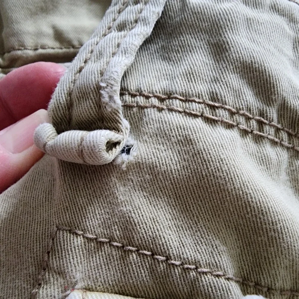 American Eagle‎ Outfitters Mens Cargo Shorts Size 30 Khaki Classic Length Cotton